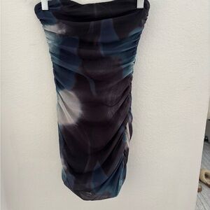 Princess Polly Black and Navy Dress